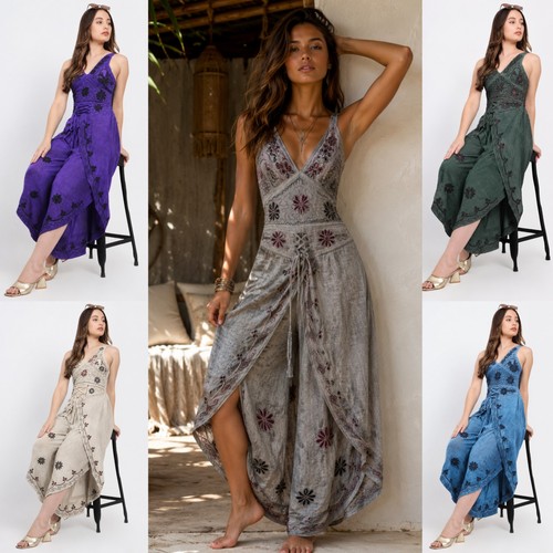 Bohemian embroidered rayon - bohemian,