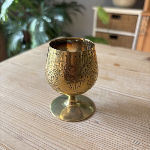 Vintage silver plated goblet - vintage,