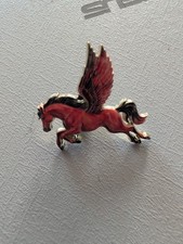 Reddish Brown Winged Horse Pin