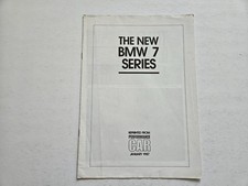 BMW 7 SERIES E32 PERFORMANCE