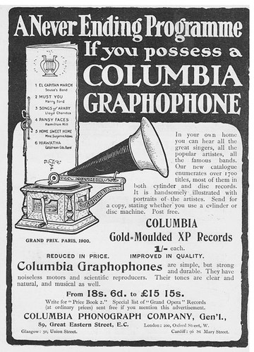 Columbia phonograph - phonograph, co