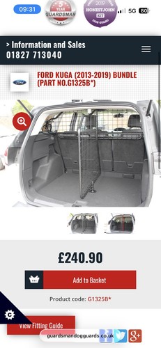 Ford kuga guardsman boot - ford,