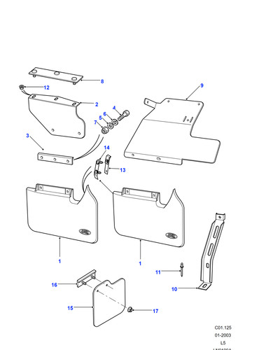 Land rover genuine cas100900 - rover,