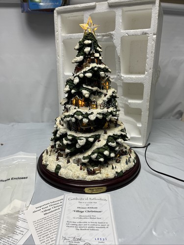 Vintage thomas kinkade village - thomas,