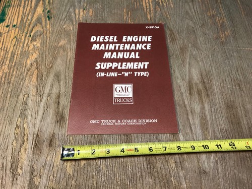 Gmc diesel engine - engine, maintenance