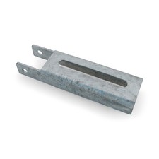 (4) 8" Vertical Hot Dipped