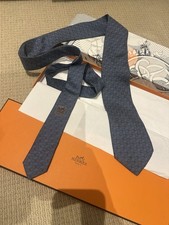 Hermes 100% Silk Tie