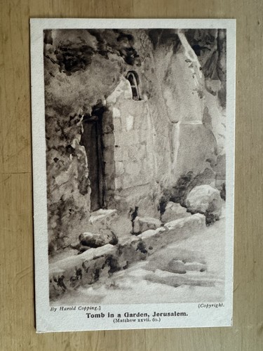 Postcard tomb a garden - -,