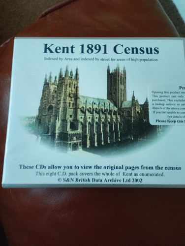 Kent 1891 census rom 8 - 1891, cd