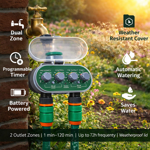 Electronic hose water timer - water,
