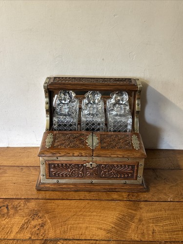 Stunning antique carved triple - stunning,