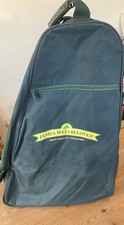 James Wellbeloved Green Canvas Welly Wellington / Riding Boots Bag