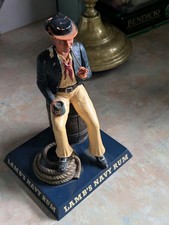 Rare Vintage Lamb's Navy Rum Advertising Figure Made In England Collectible .