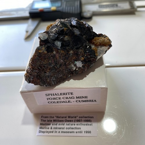Sphalerite force crag mine - sphalerite, :