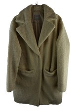 NEXT Beige Teddy Bear Coat size Uk 12 Womens Overcoat Casual Outdoors Outerwear
