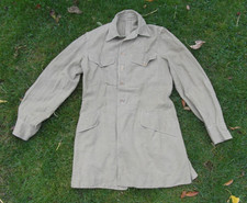 Original WW2 British Army Private Purchase Aertex Khaki Drill Bush Jacket Shirt