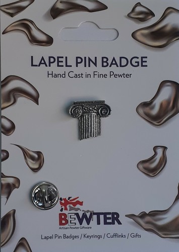 Roman masonic column pin - roman,