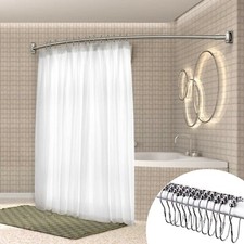 SHOWER CURTAIN ROD RAIL /