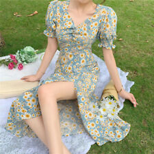 Lady Floral Tea Dress Puff