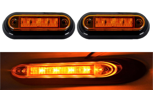 Led orange side marker - 2x,