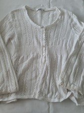 M&co Ladies White Knitted