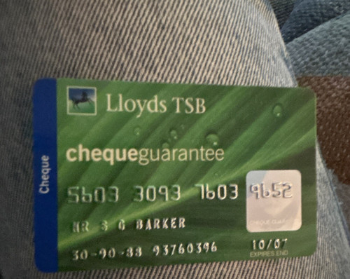 Lloyds tsb cheque guarantee - tsb,