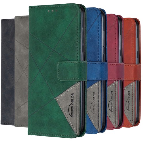 Leather wallet case - leather, for
