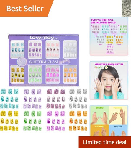 Glamorous piece press on - glamorous, 96-piece