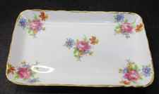 Vintage Trinket Dish Pin Tray bon-bon Sweet  Shabby Chic Delphine Bone China *
