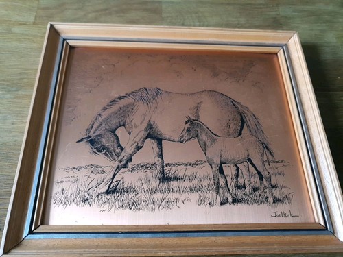 Copper etching picture - picture, by