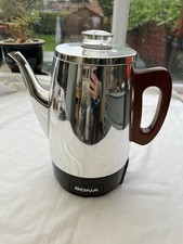 Vintage Sona Electric Coffee Percolator PJ30 2 1/4 Pint Tested Working
