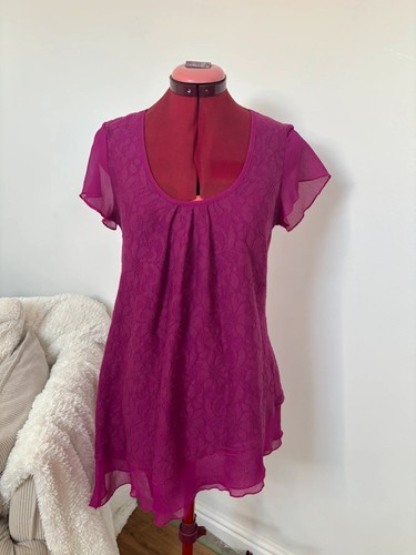 Per una purple lace - una, chiffon