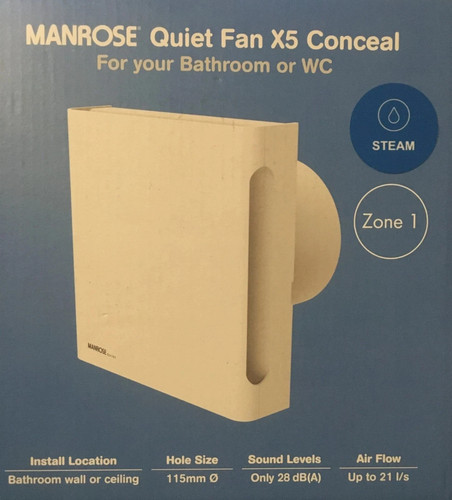 Manrose ipx5 humidity quiet - manrose,