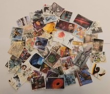 50 USED GB STAMPS OFF PAPER