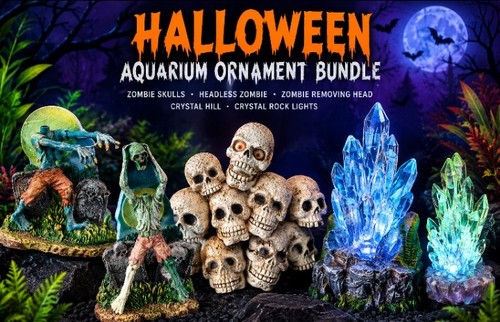 Penn plax halloween - halloween, aquarium