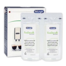 Delonghi EcoDecalk DLSC200 5513296021 5513296011 Coffee Machine Descaler 2x100ml
