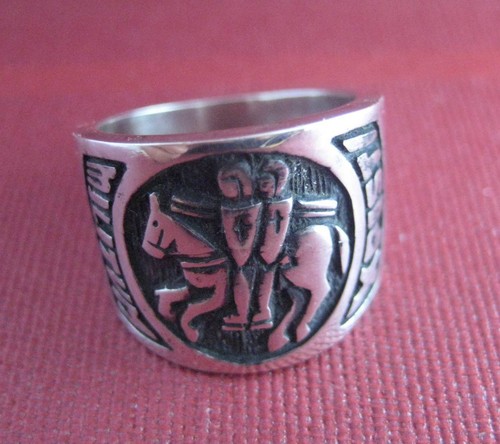 Templar ring sterling - sterling, silver