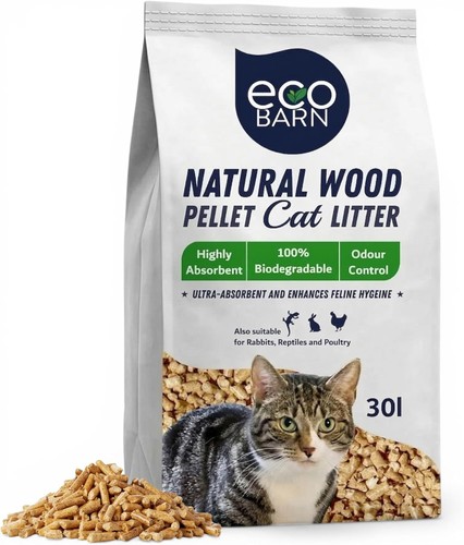 Cat litter wood pellets - cat,