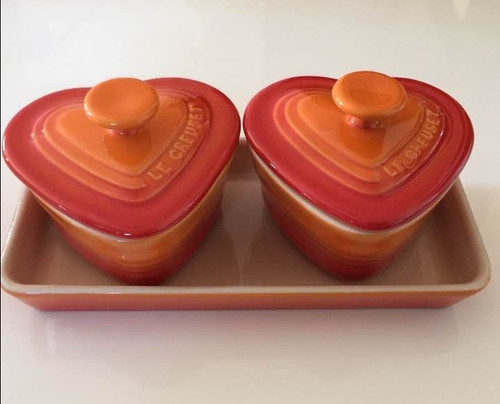 Creuset orange heart petite - orange,
