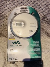 Sony CD Walkman - Vintage Portable Compact Disc Player - Silver (D-EJ760)
