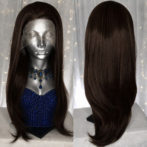 Brown long straight - long, natural