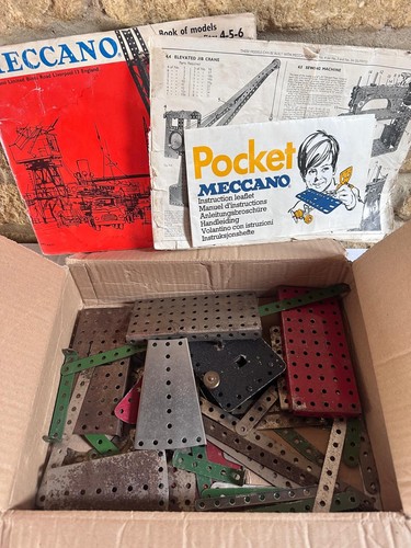 Meccano job lot parts - meccano,