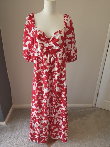 Mint velvet dress - mint, red