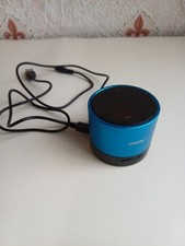 Portable Stylish Bluetooth USB Speaker Blue Rarely Used Excellent Condition 