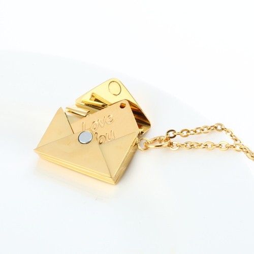 Necklace locket envelope with - necklace,