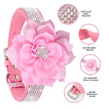 Big Flower Studded Rhinestone