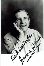 Norman Wisdom hand signed