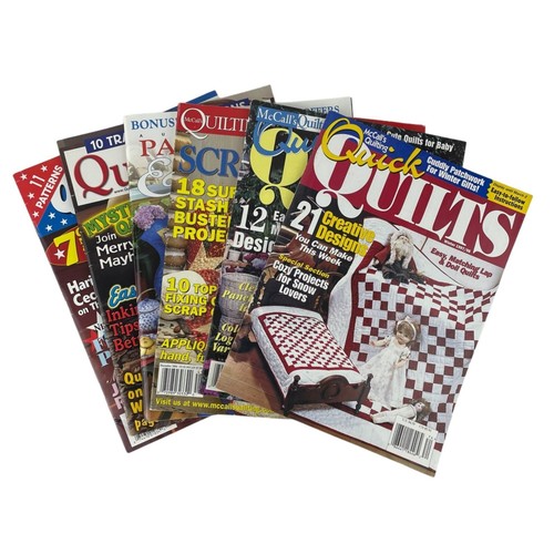 Various quilting magazines - quilting,