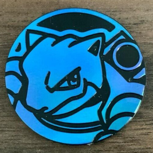 Blue blastoise coin pokemon - coin,
