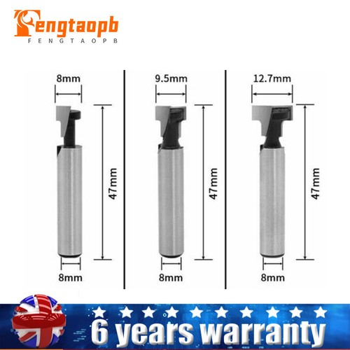 3pcs shank tct keyhole slot - keyhole, t-slot